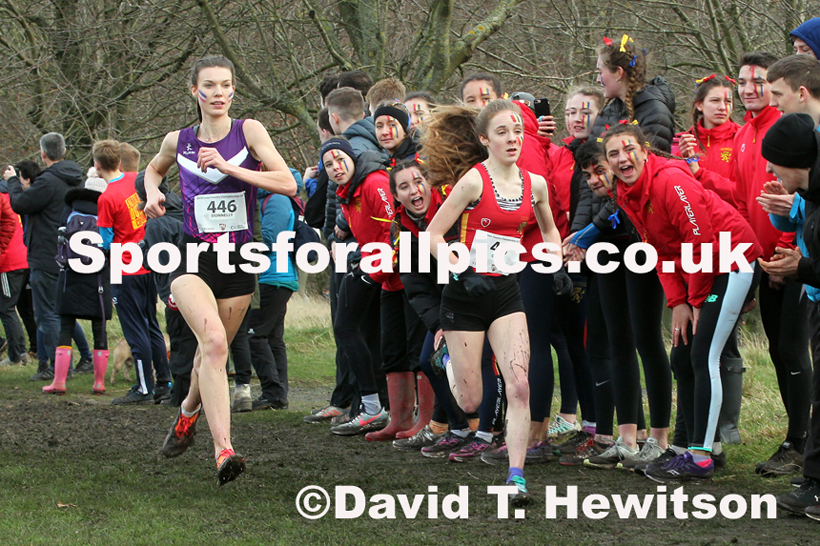 Womens long race  2020 BUCS Cross Country Champs., Edinburgh.  Photo: David T. Hewitson/Sports for All Pics